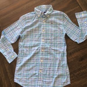 Vineyard vines button down boys 12-14
